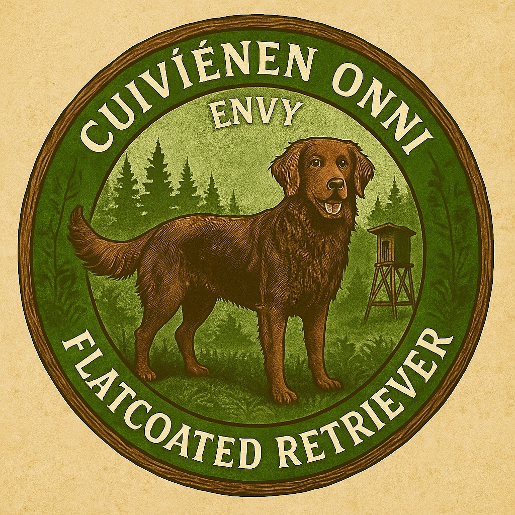 Envy, der Flatcoated Retriever